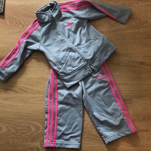 Baby girl adidas tracksuit